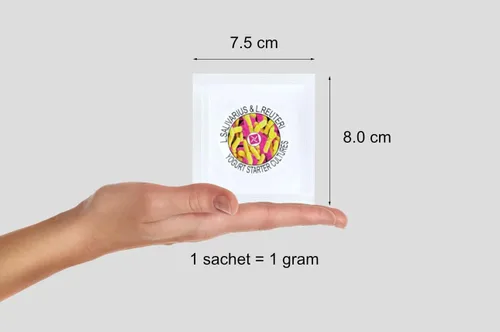 Miniatura 4 de Cultivos iniciadores para yogur casero L.Salivarius y L. Reuteri (paquete de 5 sobres)