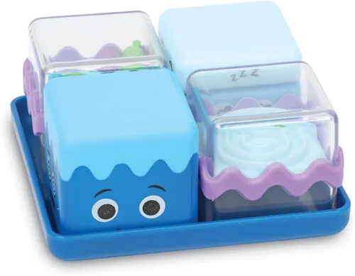 Learning Resources Cool Down Cubes Juego Sensorial de Juguetes de Jugar - Actividades de Rincón Tranquilo para Niños, Habilidades de Regulación