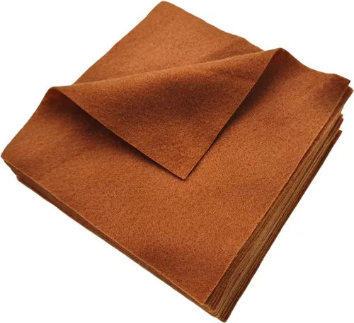 Miniatura 28 de Jtnohx Tela de fieltro suave, fieltro flexible para manualidades, hojas de fieltro de 0.055 in de grosor de 6 x 6 pulgadas para proyectos