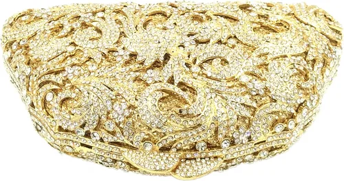 Miniatura 3 de Diamantes de imitación bolsos de noche para mujer embragues bolso cadena vestido de boda bolsos