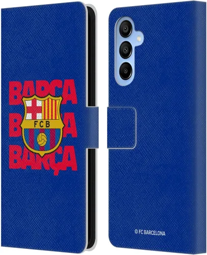 Miniatura 17 de Head Case Designs Funda de piel con licencia oficial del FC Barcelona Barca Crest Graphics para Samsung Galaxy A06 4G