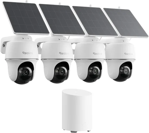 Miniatura 11 de Cámara de seguridad inalámbrica para exteriores, alimentación solar con visión nocturna 2K, Wi-Fi de 2.4/5 GHz, conversación de 2 vías, funciona