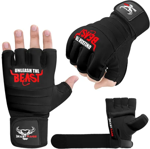 Miniatura 4 de BEAST RAGE Guantes de Taekwondo Karate para Hombres y Mujeres, Guantes de Entrenamiento de Boxeo MMA Kickboxing Sparring Artes Marciales Guantes