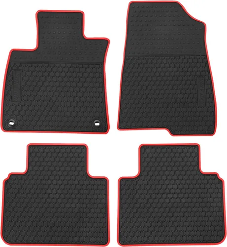 Miniatura 9 de Alfombrilla de goma para coche para Honda Accord 9ª Generación 2017-2016-2015-2014-2013, alfombrillas ajustadas personalizadas de color negro