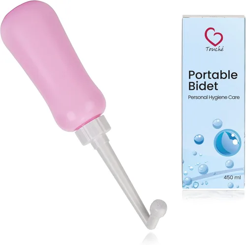 Touché Bidé portátil de mano – Bidé personal de viaje para botellas vacías y limpiador de parto, ideal para viajes, camping, mujeres, bebés,