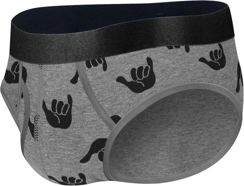 Miniatura 5 de Calzoncillos de algodón para hombre, suaves, transpirables, cómodos, con bolsa en U