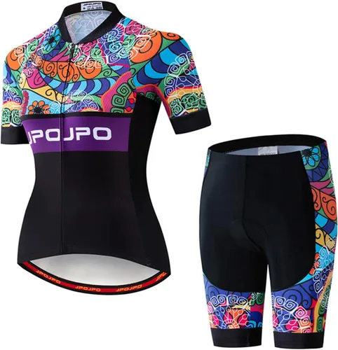Miniatura 142 de Hotlion Conjuntos de camisetas de ciclismo para mujer, ropa de ciclismo de verano, trajes de bicicleta de carretera, ropa de ciclismo de manga corta