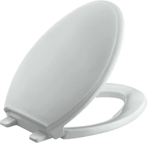 Miniatura 18 de KOHLER 4733-RL-7 Glenbury ReadyLatch - Asiento de inodoro alargado con cierre silencioso, asientos de inodoro con cierre suave, color negro