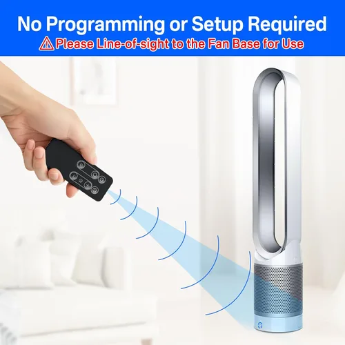 Miniatura 3 de Reemplazo de control remoto compatible con Dyson AM11 TP00 TP01 Purificadores Pure Cool Ventilador con soporte remoto - 965824-06 965824-07 Remotos