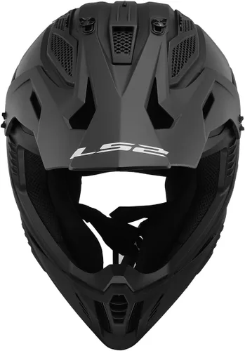 Miniatura 4 de LS2 Helmets Gate II - Casco integral para motocicleta MX Negro mate