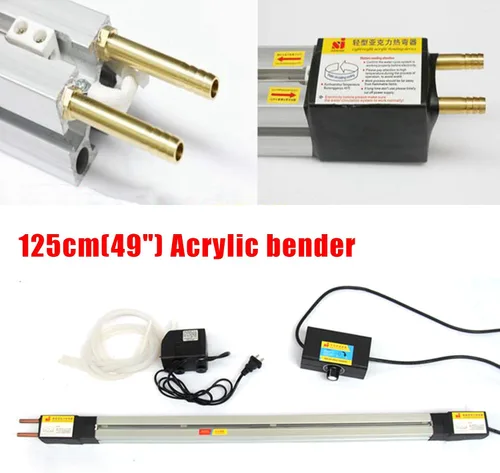 Miniatura 6 de Dobladora de PVC de plástico acrílico de 48 pulgadas 125 cmHeater Calefacción caliente Bender Manual Calefacción Caliente Herramienta de doblado 122