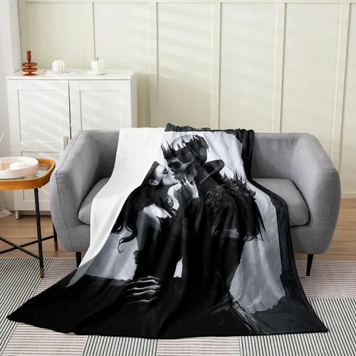 Miniatura 33 de Erosebridal American Flag Throw Blanket 40x50 Inch Sofa Bed Couch Decor,Rustic Deer Hunting Fleece Blanket for Kids Boys Girls,Farmhouse Cabin Bed