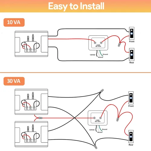 Miniatura 6 de Transformador de Timbre para Ring Video Doorbell, 16v 30va Transformador de Timbre Cableado Fuente de Alimentación, Compatible con Ring, Nest Hello