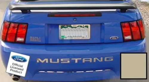Miniatura 28 de Adhesivos de letras para parachoques trasero para Ford Mustang Negro (Brillo) -CB (se adapta a 1999-2004)