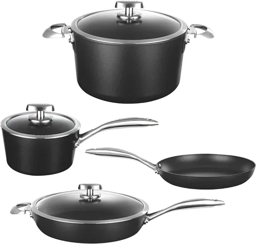 Miniatura 7 de SCANPAN Pro IQ - Juego de utensilios de cocina de 5 piezas, antiadherentes fáciles de usar, aptos para lavavajillas, utensilios de metal y horno