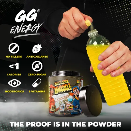 Miniatura 3 de Gamer Supps GG® Energy - CaseOh's Nuclear Bombsicle por CaseOh (100 porciones) - Energía de juego compatible con Keto y mezcla nootrópica, sin