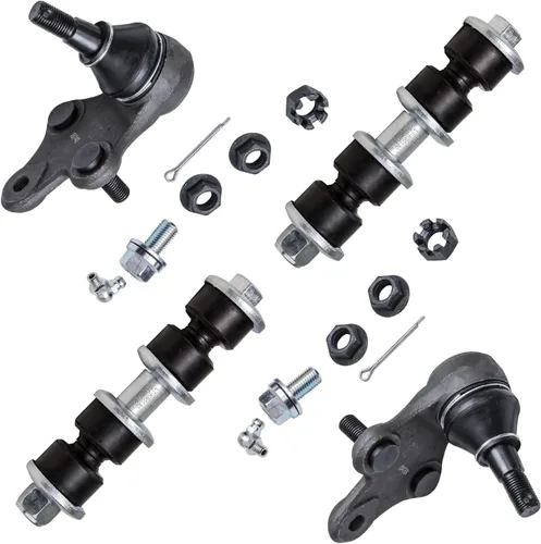 Miniatura 81 de Detroit Axle – Kit de suspensión delantera para Hyundai 2013-2018 Santa Fe 2 enlaces de barra de estabilizador 4 varillas de amarre interiores
