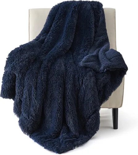 Miniatura 19 de Bedsure GentleSoft Manta de Tiro de Piel Sintética Esponjosa y Suave para Sofá, Forro Polar Sherpa Suave Regalos Acogedores para Mujeres, Manta