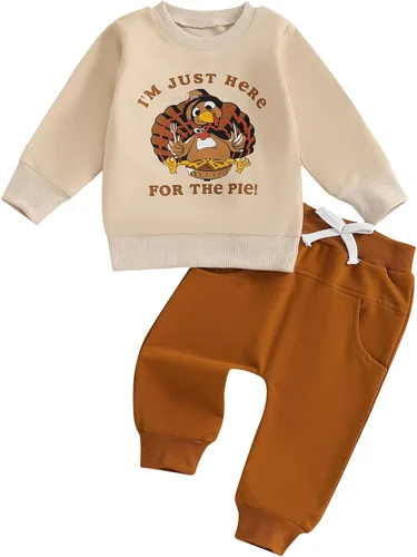 Miniatura 42 de Adobabirl Conjunto de sudadera y pantalones de Halloween para bebé, sudadera y pantalones con parche de calabaza para Halloween, otoño, ropa de bebé