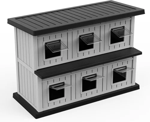 Miniatura 12 de DRATO Casa para gatos al aire libre, impermeable, material de polipropileno, refugio para gatos, robusto, resistente, fácil de montar, cálida casa