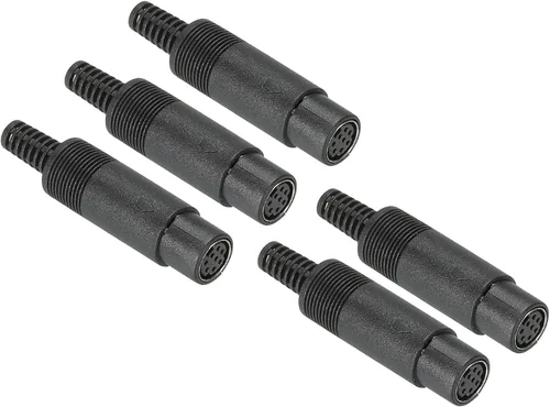 Miniatura 5 de PATIKIL S-Video DIN Mini hembra Socket 4 Pin transmisión de señal para TV, reproductor de DVD paquete de 5
