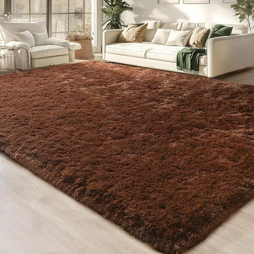 Miniatura 122 de Merelax Alfombra Moderna Suave y Esponjosa Shaggy para Dormitorio Sala de Estar Decoración de Sillas Pequeñas Alfombras Tapetes para Pies Piso, Verde