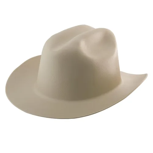 Miniatura 3 de Jackson Safety Western Outlaw - Gorro de seguridad con suspensión de trinquete de 4 puntos estilo sombrero de vaquero HDPE bronceado caja de 4 19502