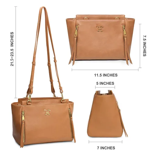 Miniatura 7 de Bolsa de pañales de miss fong, bolsa de bebé, bolsa de pañales de cuero, bolsa de pañales para bebé y bolsa de pañales cruzada