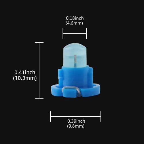 Miniatura 2 de Grandview 10 unids T4.2 COB 1 SMD Led para tablero de instrumentos Cluster Luz del coche Bombilla de luz lateral Luz indicadora Panel interior Azul