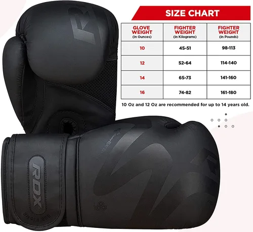 Miniatura 5 de RDX Guantes de boxeo Sparring Muay Thai Pro Training, Maya Hide Leather, Kickboxing Heavy Punching Bag Focus Mitts Pads Double End Ball Trainout