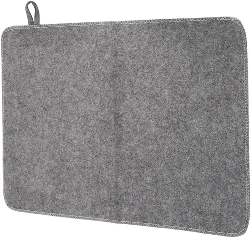 Miniatura 5 de Dioche Cojín de fieltro para sauna, aislamiento térmico para sauna, baño, casa, ducha, portátil, absorbente de agua, para hombres y mujeres