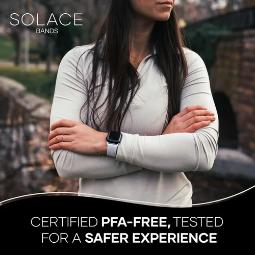 Miniatura 5 de Solace Sport Adapt - Correas para Apple Watch, nailon transpirable con cierre magnético, correa unisex para reloj inteligente, correa para Apple