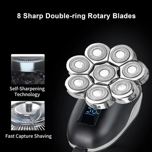 Miniatura 6 de Cabezales de repuesto para afeitadora de cabeza, cuchillas de repuesto para afeitadora de cabeza, afeitadoras de cabeza para hombres calvos