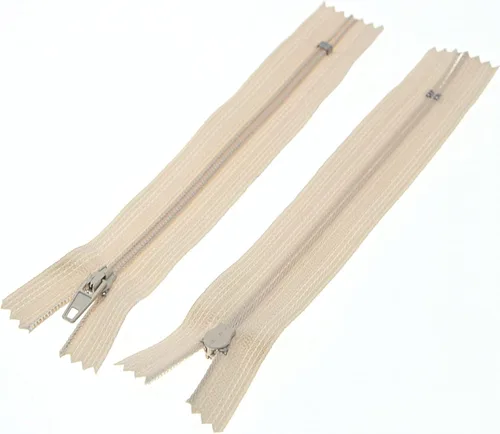 Miniatura 4 de #3 Beige Nylon Coil Zipper Closed End Zippers Bulk for DIY Tailor Sewing Crafts,Bags,Purses(30 PCS/Pack,7 Inch) SHUNLI