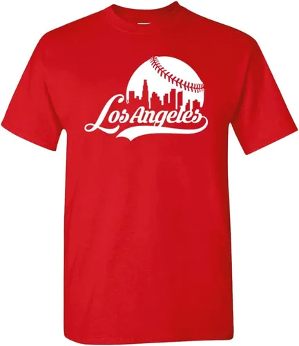 Miniatura 28 de Xtreme Apparrel Cityscape Skyline - Camiseta para hombre para fanáticos del béisbol Miami - Camisa negra