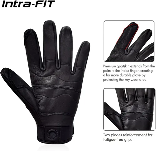 Miniatura 2 de Guantes de escalada, guantes de cuerda, perfectos para rappel, rescate, roca, árbol, pared, escalada de montaña