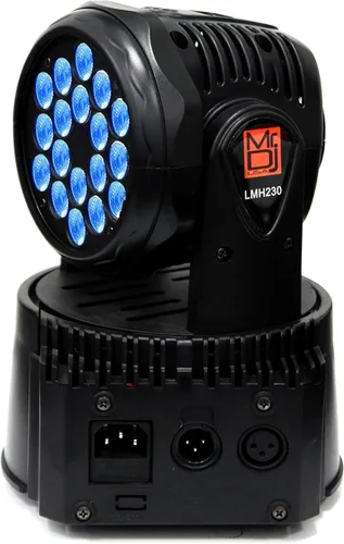 Miniatura 6 de MR DJ USA - LMH230 100W RGBW 18-LED Cabeza móvil DJ Luz