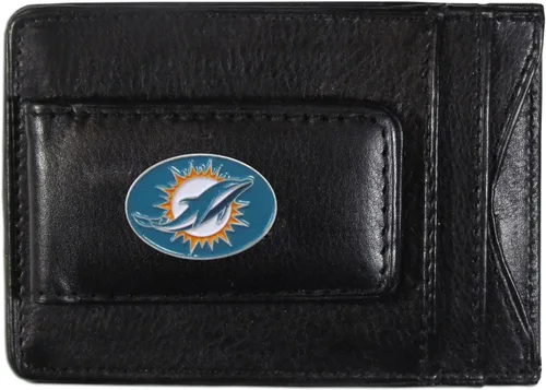 Miniatura 25 de Portadocumentos clip de piel para dinero NFL