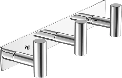 Miniatura 36 de VAEHOLD Ganchos de Pared para Abrigos Montados en Pared, Perchero con 6 Ganchos Dobles para Colgar Toalla Sombrero Abrigo Bata Bolsa Llave para Baño