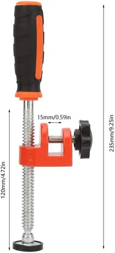 Miniatura 6 de Abrazadera de tubo, abrazadera de carpintería de alta resistencia, accesorio de madera, herramienta de carpintería utilizada con abrazadera