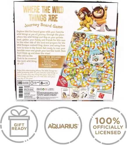 Miniatura 7 de AQUARIUS Juego de mesa Where The Wild Things are Journey, diversión para niños y adultos, mercancía y coleccionables con licencia