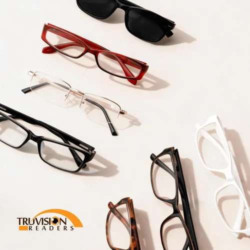 Miniatura 8 de TruVision 9505HP Reading Glasses - 1, 2, 3 Pack for Men & Women 9505 2 negro