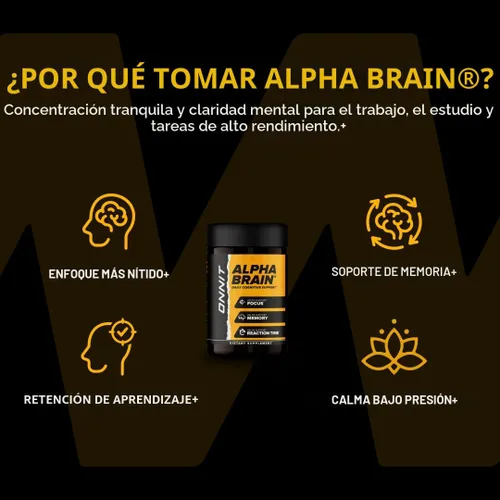 Miniatura 4 de ONNIT - Suplemento para el cerebro en cápsulas Alpha Brain