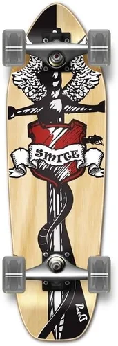 Miniatura 9 de YOCAHER Nuevo Longboard Completo - Mini Cruiser- Banana Cruiser 27" X 8