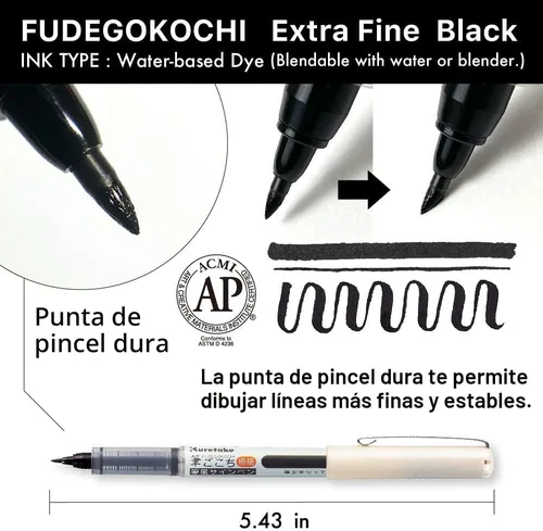 Miniatura 4 de Kuretake Zig Inktober - Juego de rotuladores para ilustración, dibujo de manga, letras y caligrafía, artista profesional, fabricado en Japón
