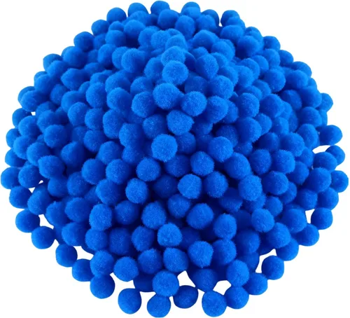 Miniatura 8 de Shappy 2000 mini pompones de 0.236 pulgadas para hacer manualidades, bolas pequeñas de Navidad, suministros de pasatiempos y decoración de Multi
