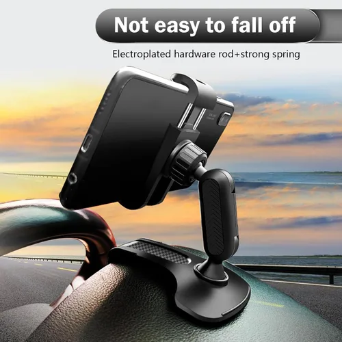 Miniatura 5 de Downhill 1 PC Soporte para smartphone para salpicadero de coche, soporte para smartphone con rotación de 360 grados, soporte multifuncional