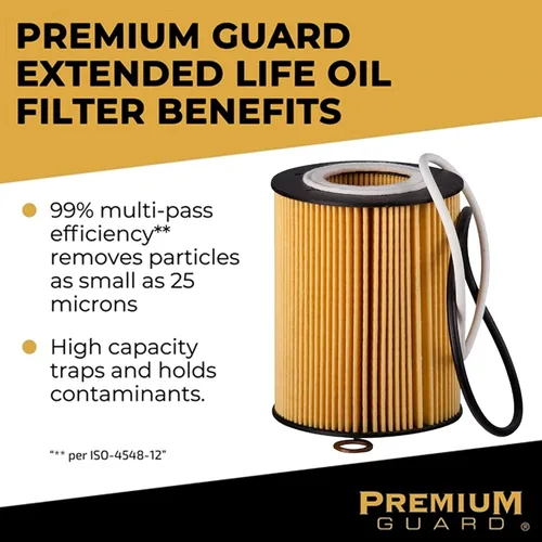 Miniatura 3 de Premium Guard Filtro de aceite de vida extendida hasta 10k millas PG9904EX Compatible con 2012-2016 Mercedes-Benz E350, 2016-2019 GLE350