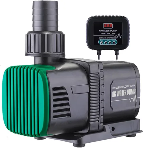 Luckerain Bomba de acuario de 45 W 1600 GPH súper silenciosa, anfibia, circulación de agua sumergible externa, velocidad variable (12 velocidades),