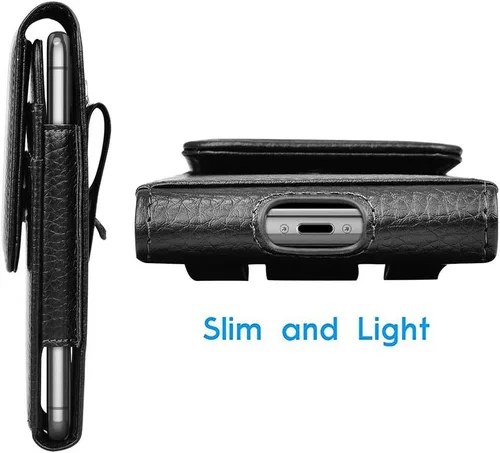 Miniatura 5 de Funda de cuero para iPhone 17 Pro, Samsung, Motorola, Xiaomi, funda de protección Huawei, funda de protección para teléfono con hebilla de cinturón